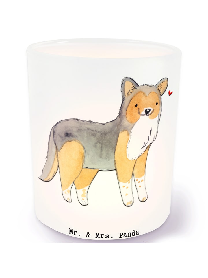 Teelichthalter Shetland Sheepdog Lebensretter o... in Transparent
