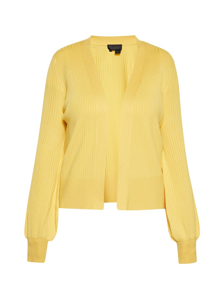 Damen Cardigan in HELLGELB