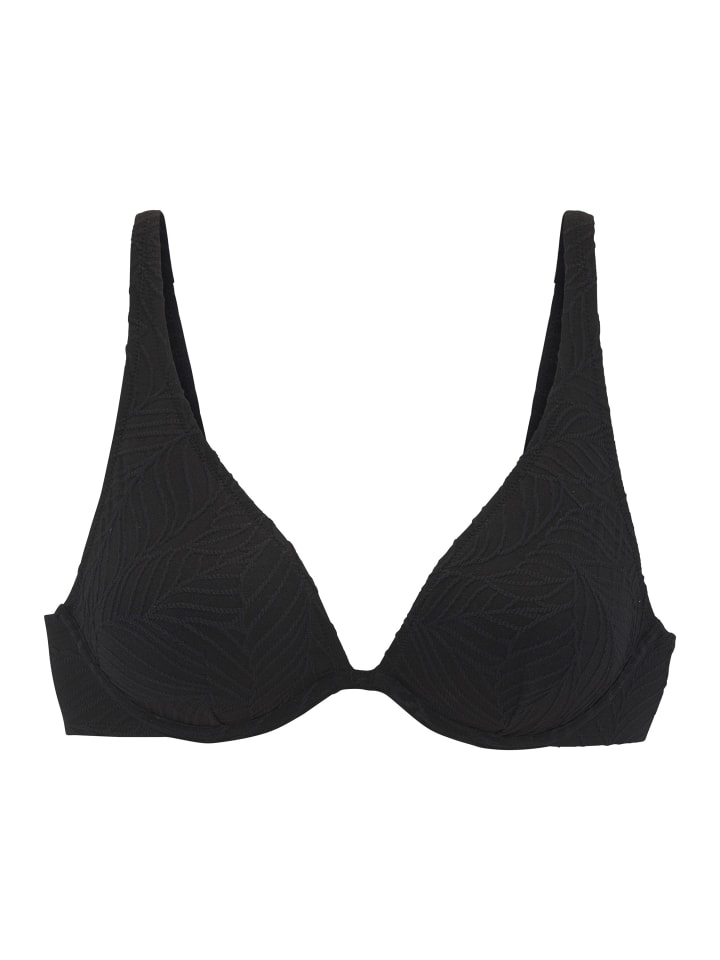 Bügel-Bikini-Top in schwarz