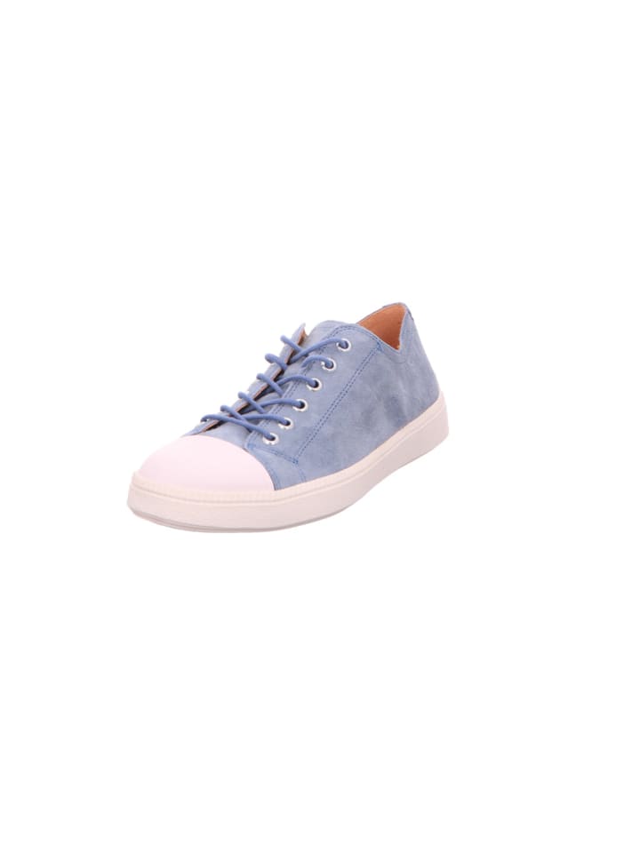 Schnürschuh in blau