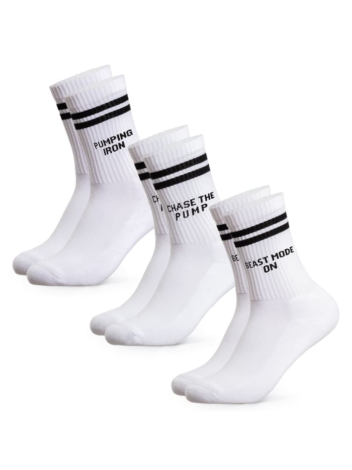 3er Pack Statement Tennis Socken William in Fitness