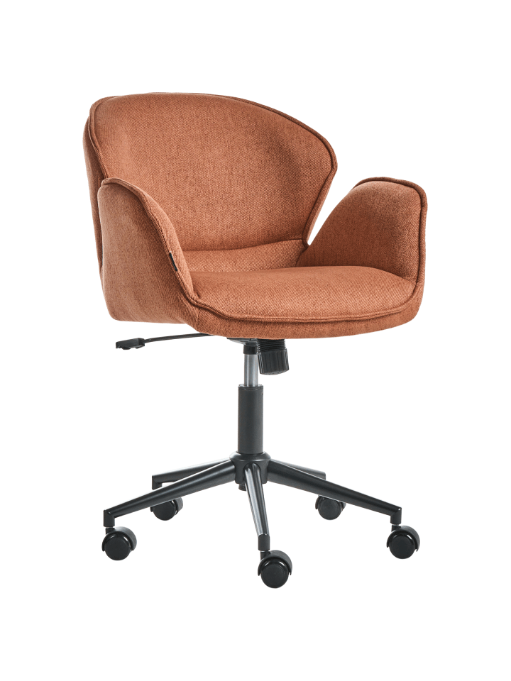 Bürostuhl BELMAR in Orange/Schwarz - (W) 63 x (H) 83 x (L) 70 cm