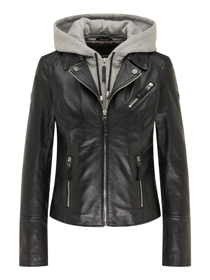 Lederjacke Bruno Banani Damen Mit Kapuze Bruno-Banani Günstige