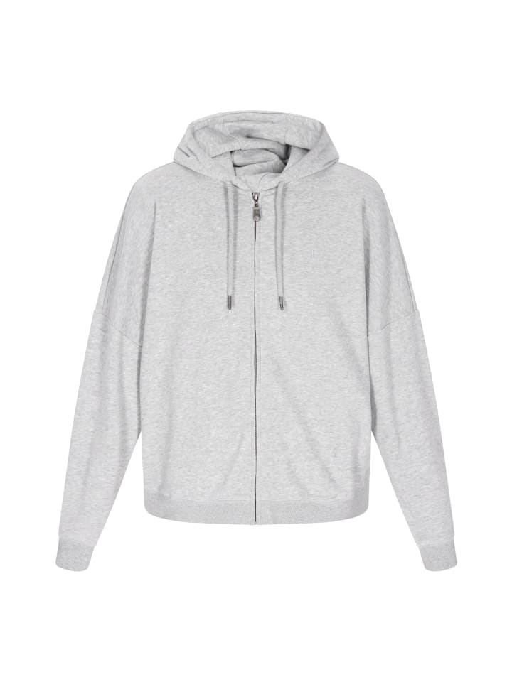 Women Hoodie in grey melange