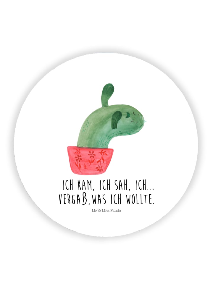 Magnet Kaktus Mama mit Spruch in Weiß