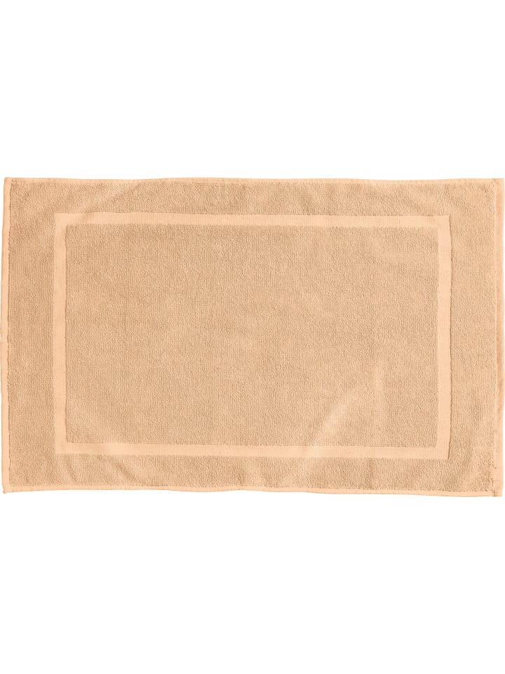 Frottier Duschvorlage Chicago in apricot