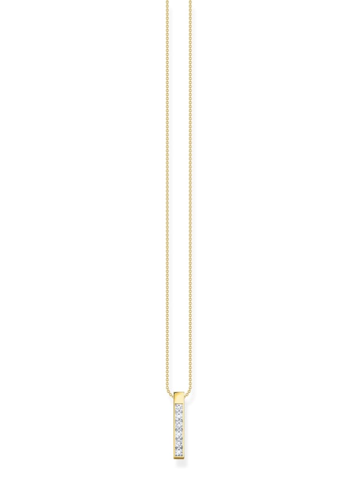 Kette Silber vergoldet Länge 45 cm
