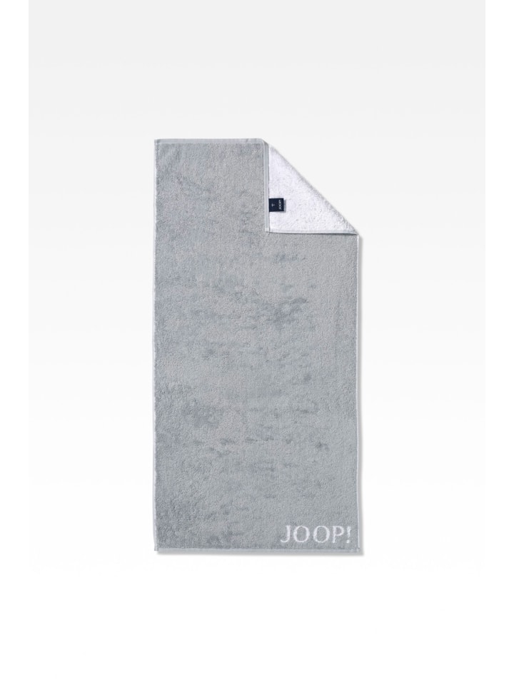 JOOP! CLASSIC DOUBLEFACE Handtuch 2er-Set 50x100 cm, Silber