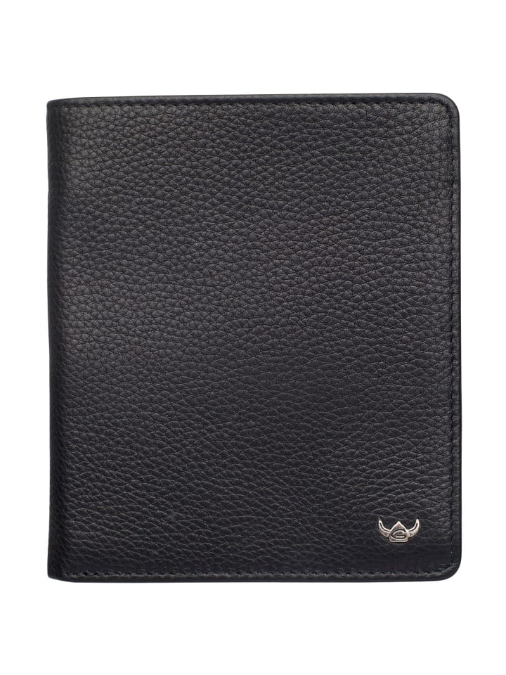Capri Geldbörse RFID Leder 10,5 cm schwarz