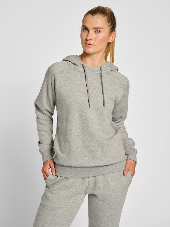 Kapuzenpullover Hmlred Damen in GREY MELANGE