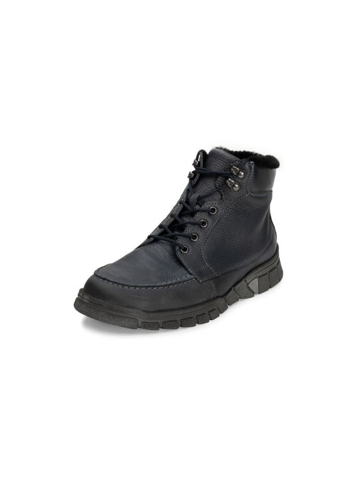 Softnappaleder Stiefeletten in marine