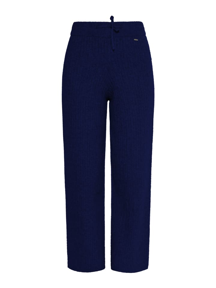 Damen Strickhose in Marine