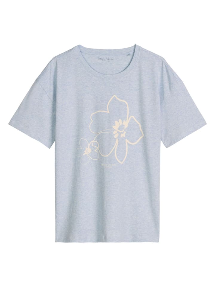 T-Shirt Mix N Match in light blue melange