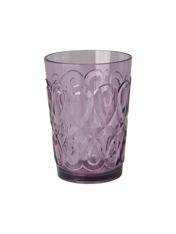 Acryl Trinkglas Swirl in lila