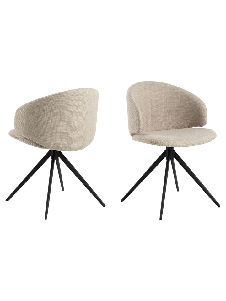 Esszimmerstuhl Ella  Beige 53 x 54 cm