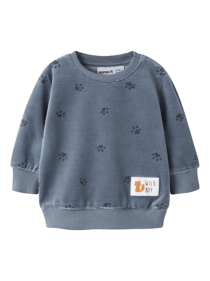 Sweatshirt in Blue Mirage1