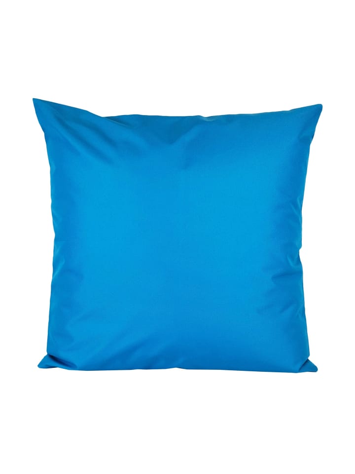 1x Outdoor Kissenhülle 45x45cm Uni in Meerblau