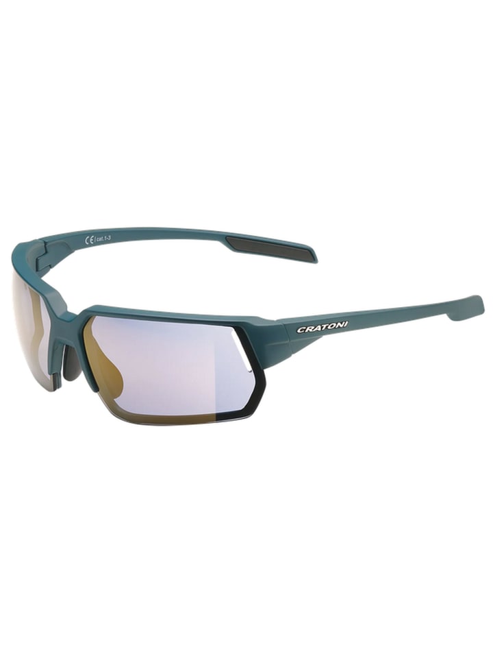 Fahrrad-Sonnenbrille C-Lite NXT Photochromic in petrol / Glas klar