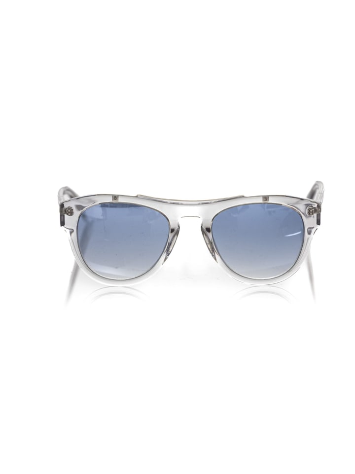 Weiß Acetat Herren Sonnenbrille