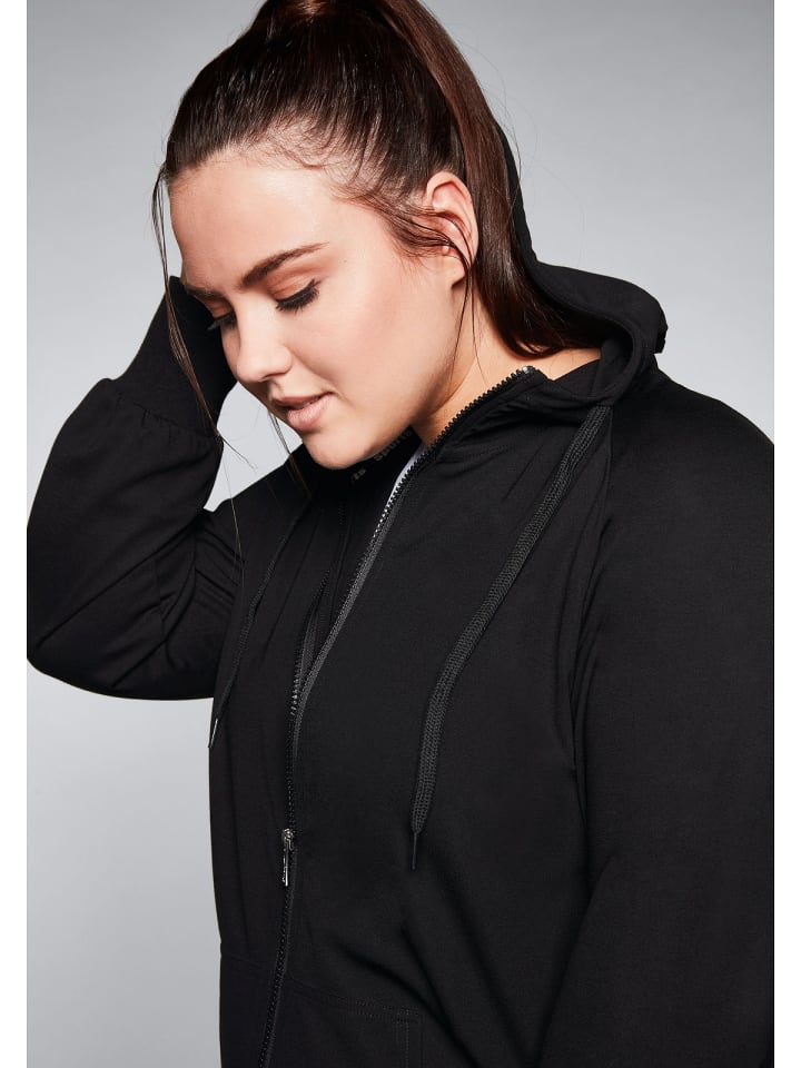 sheego Sweatjacke in schwarz günstig kaufen limango 