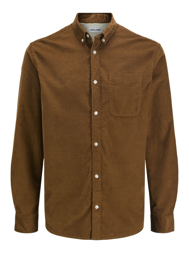 Hemd JJECLASSIC CORD SHIRT in Braun
