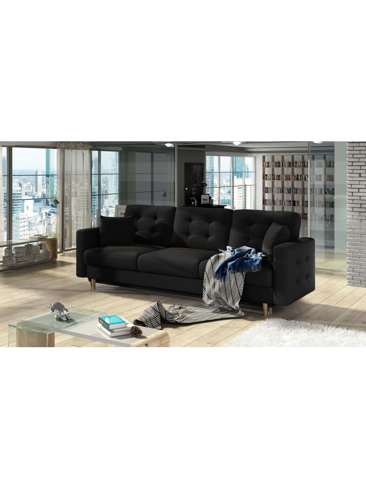 Thor in Schwarz -  (L) 233 x (B) 233 x (H) 93 cm