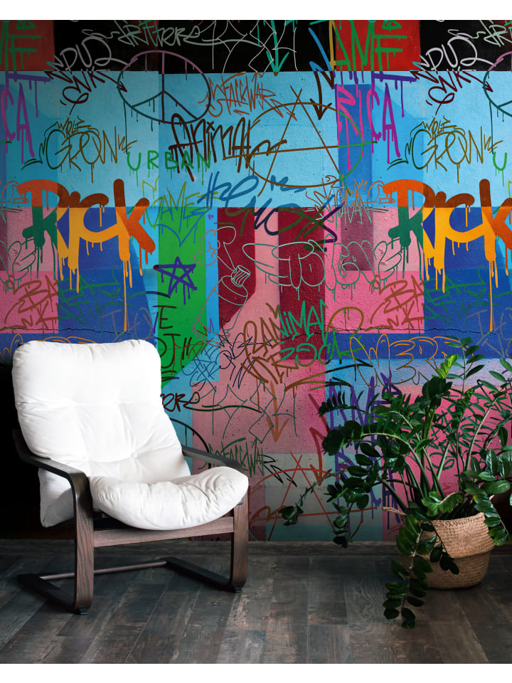 Tapete Urban Pulse in Bunt