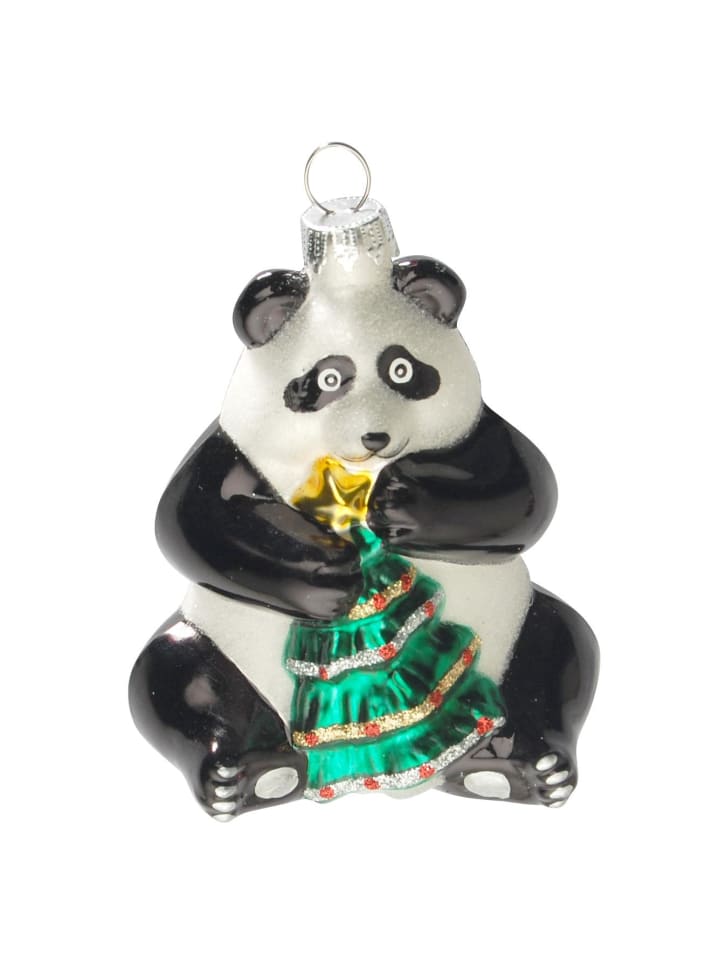Baumschmuck-Glasornament in Bunt