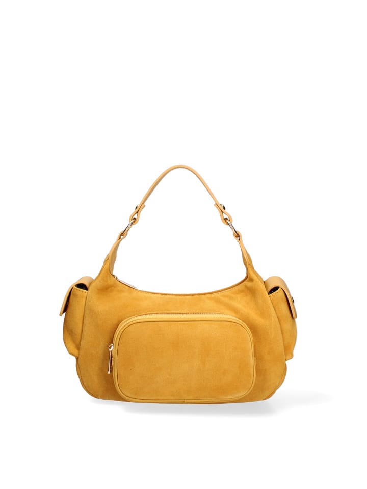 Schultertasche in SENAPE