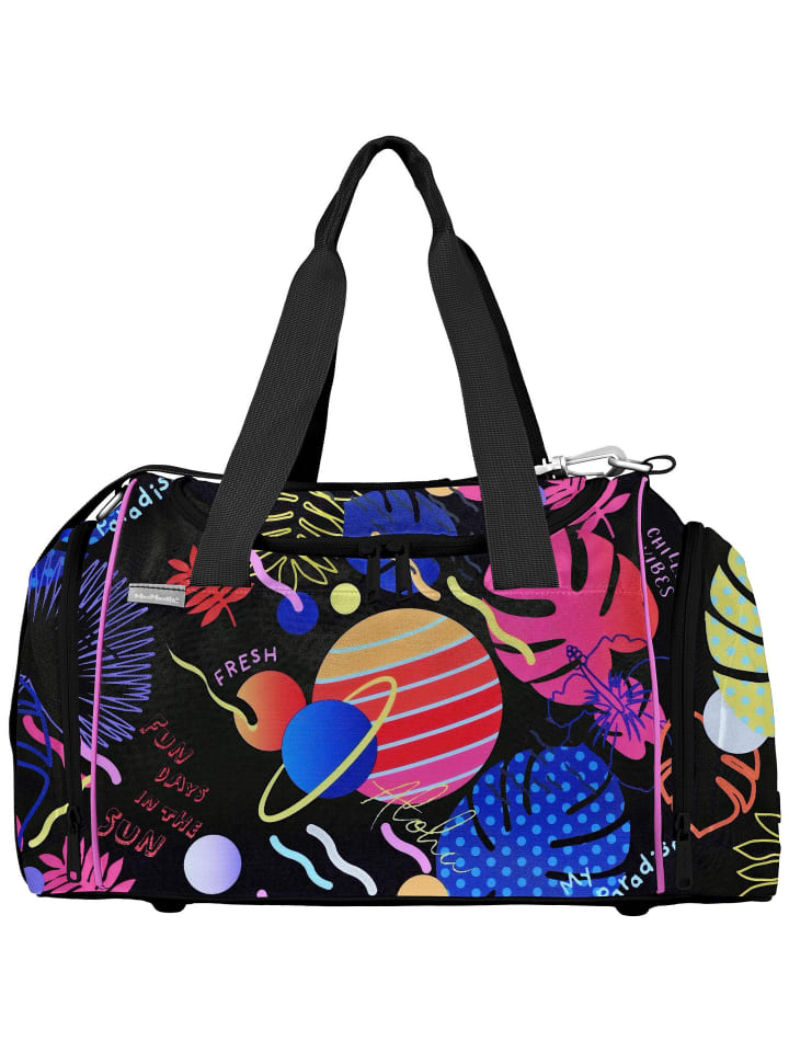 Sporttasche 37 cm stich black