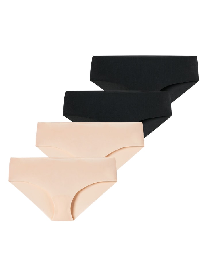 Panty Invisible Light in schwarz, sand