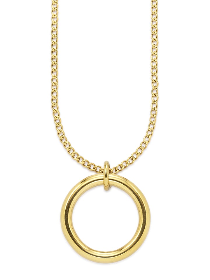 Lange Kette in gelbgoldfarben