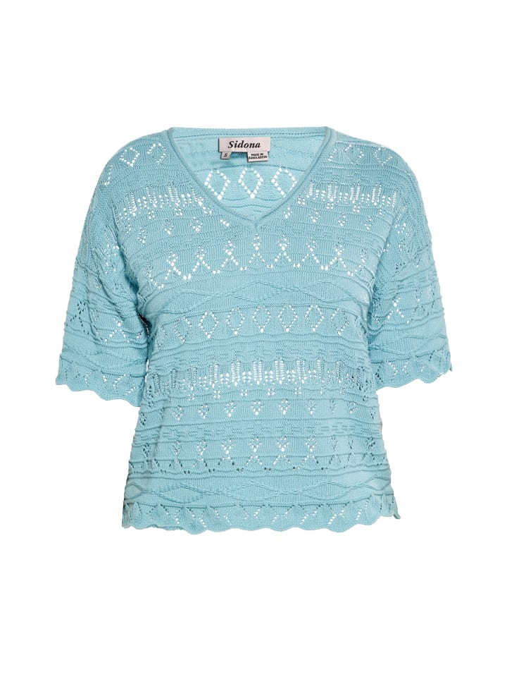 Damen Pullover in Aqua
