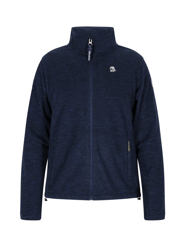 Herren Fleecejacke in Marine Melange