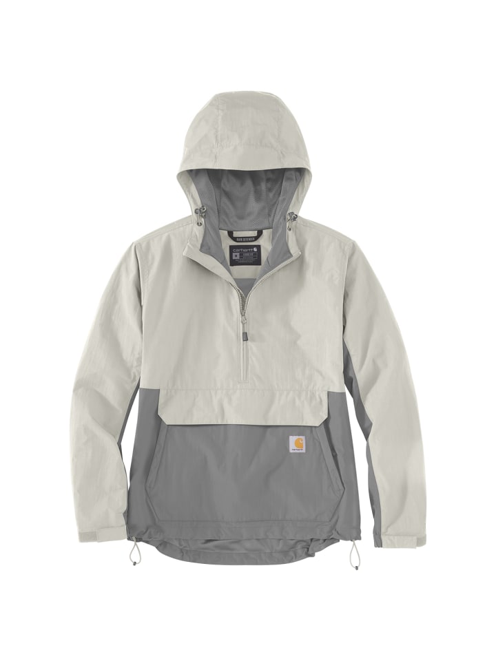 Anorak in weiß/grau in weiß/grau