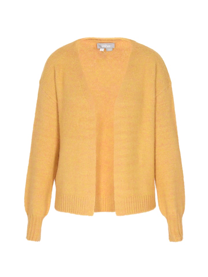 Damen Cardigan in Curry