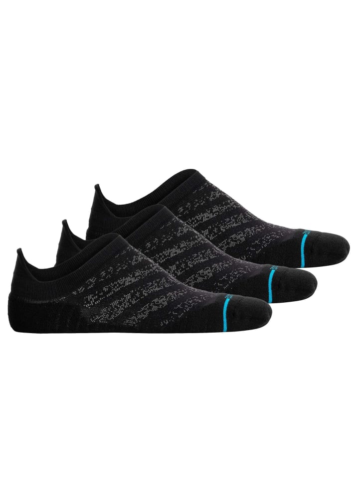 Socken 3er Pack in Schwarz