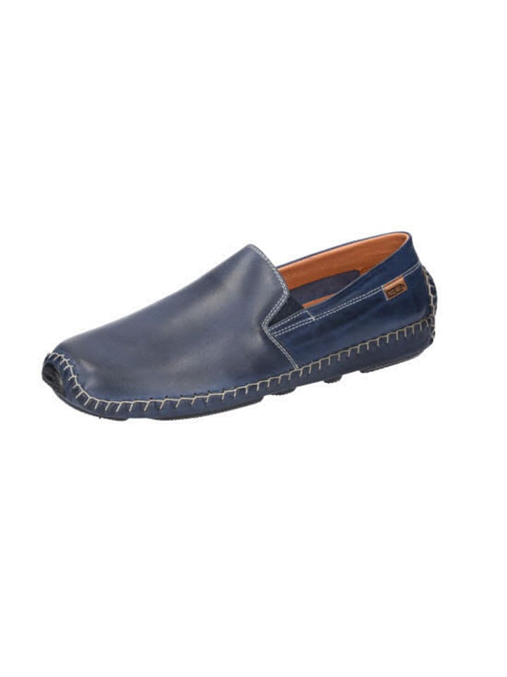 Schnürschuh in blau