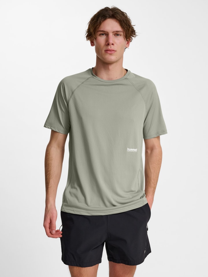 T-Shirt Hmlpulse Herren in SEAGRASS