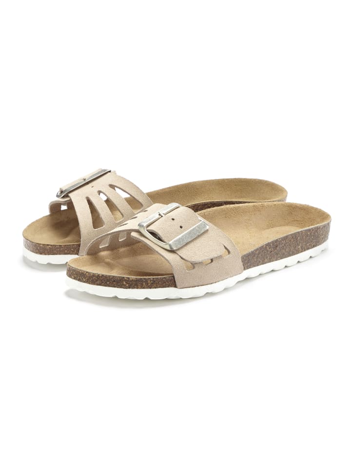 Pantolette in beige