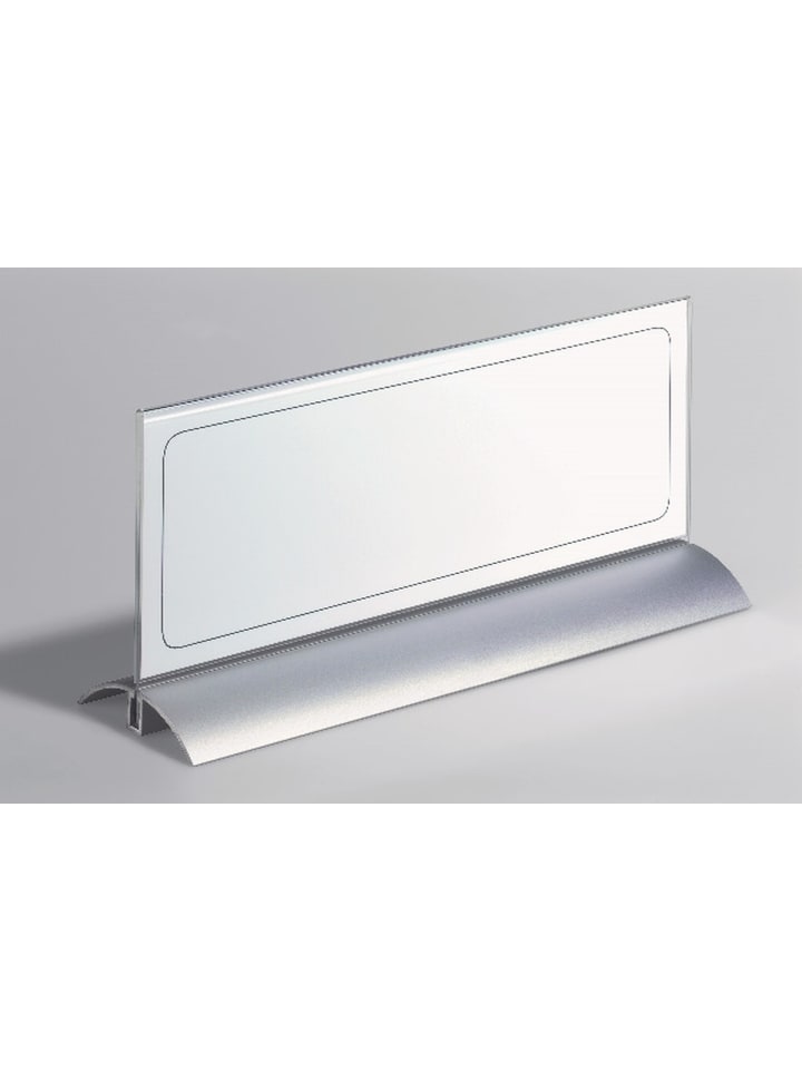 Tischnamensschilder Desk Presenter de Luxe 105x297mm transparent