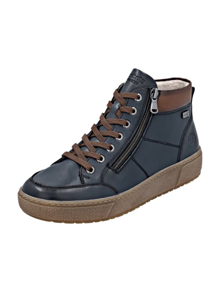 Sneaker High in Blau
