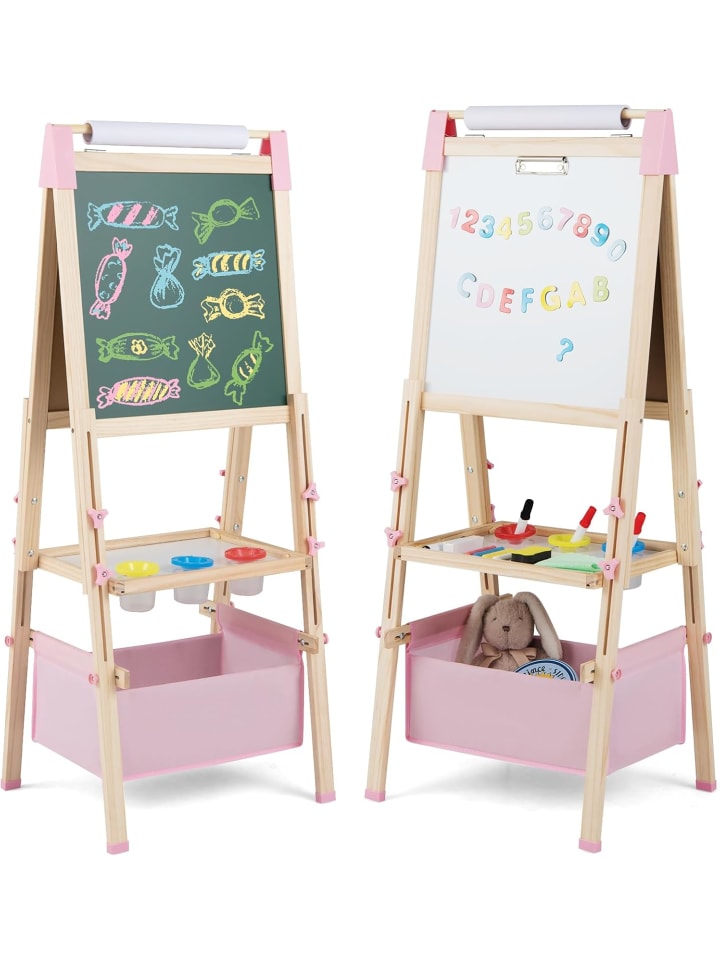 Standtafel von 3 bis 8 Jahren in Rosa
