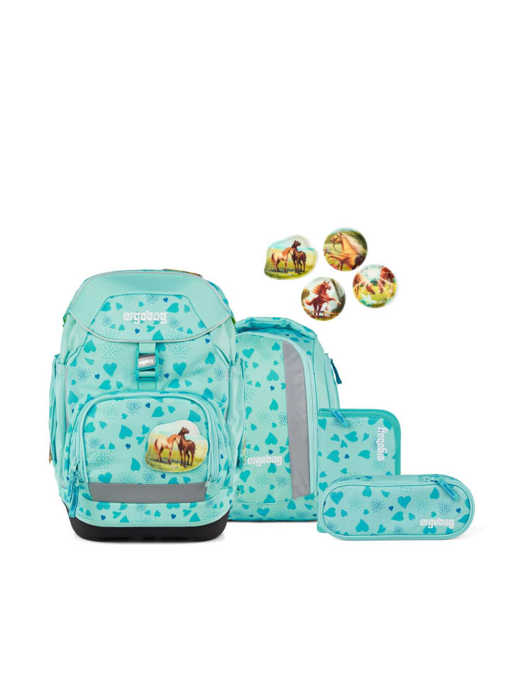 ergobag pack Schulrucksack-Set ReitBärtraum