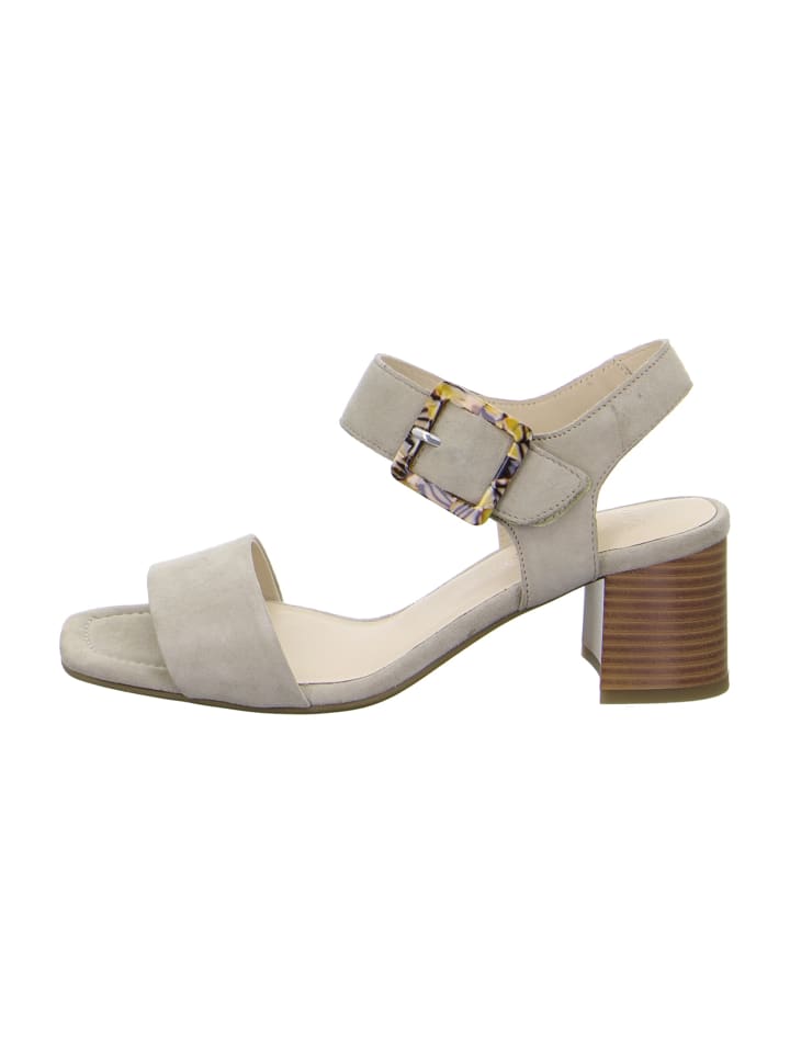 Riemchensandaletten in Beige