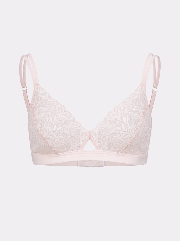 DREAMY LACE CUT-OUT BRALETTE in magnolie