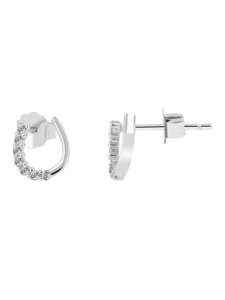 Damen Ohrringe – Ohrstecker aus 925 Silber in silber
