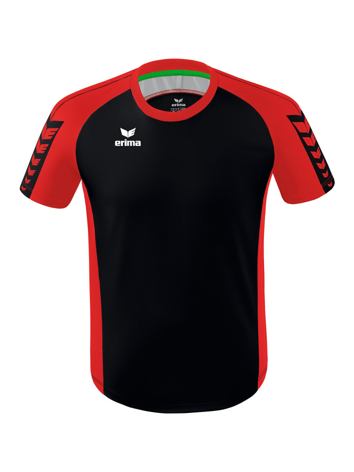 Erwachsene, Unisex Erwachsene Six Wings Trikot in schwarz/rot
