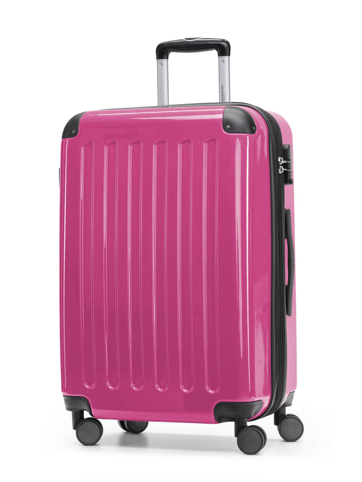 Alex - Mittelgroßer Koffer, TSA in Magenta