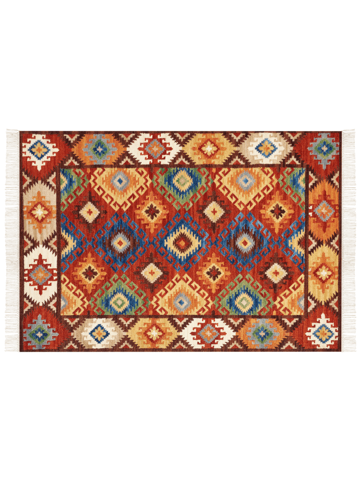 Kelim ZOVUNI in Bunt - (W) 160 x (H) 1 x (L) 230 cm